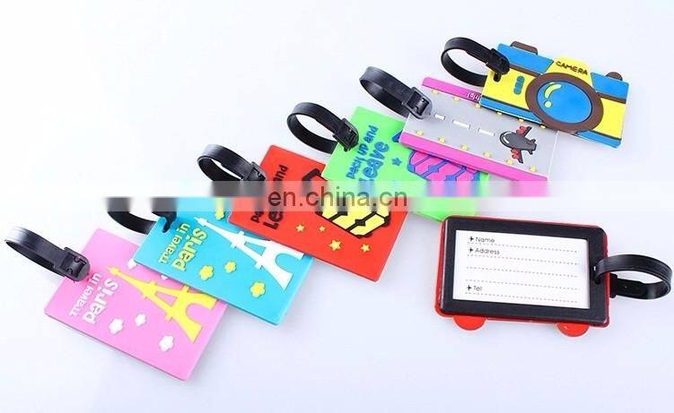 New Design PVC Soft Luggage Tag Personalized luggage tags