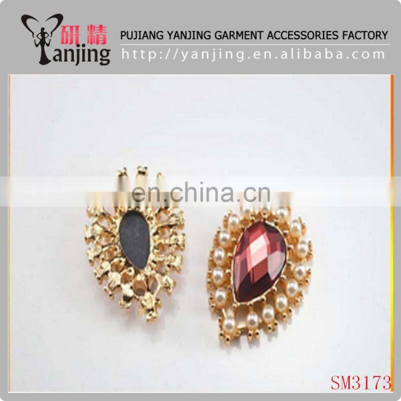 Factory directly ! Wholesale Ex-factory price pink rhinestone buckles