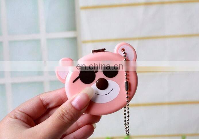 Bear Cartoon Body Measuring Tape Locking Pin and Push-Button Retraction