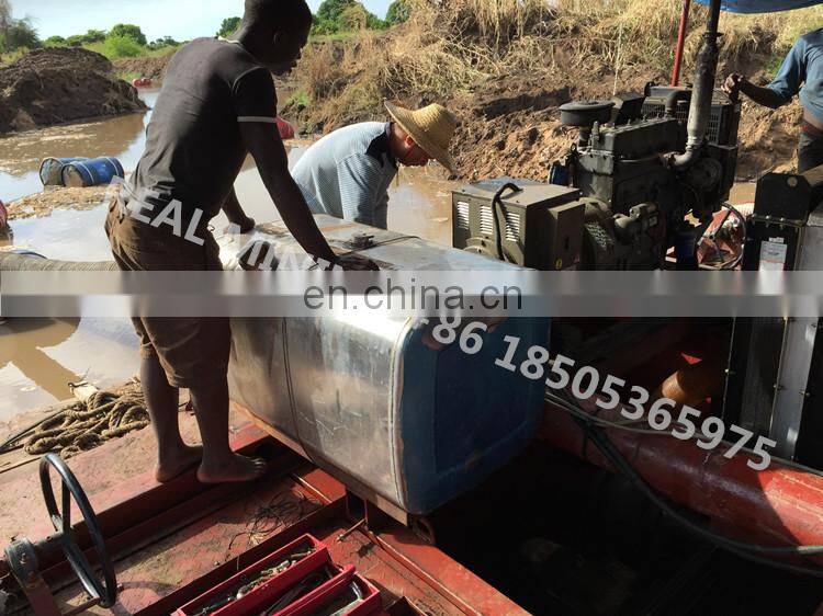 Small portable jet suction sand dredger