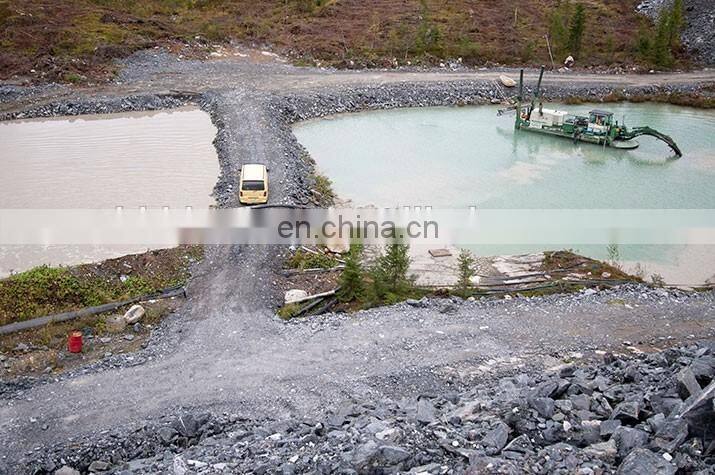 river sand dredging and maintenance bucket chain gold dredger, sand mining machine for sale