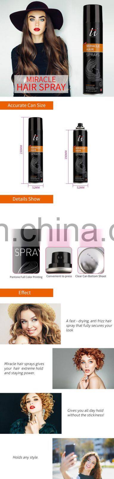 miracle strong hold hair spray