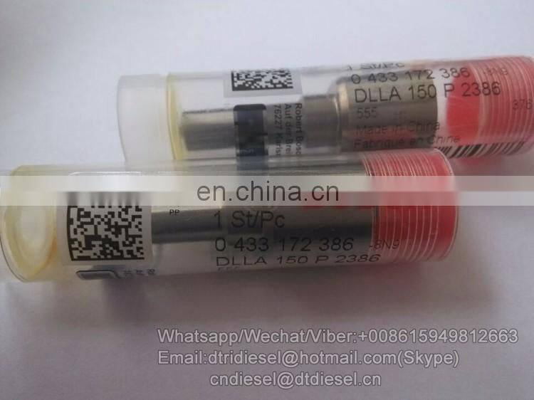 Bosch original nozzle DLLA150P2386,fuel injection nozzle 0433172386
