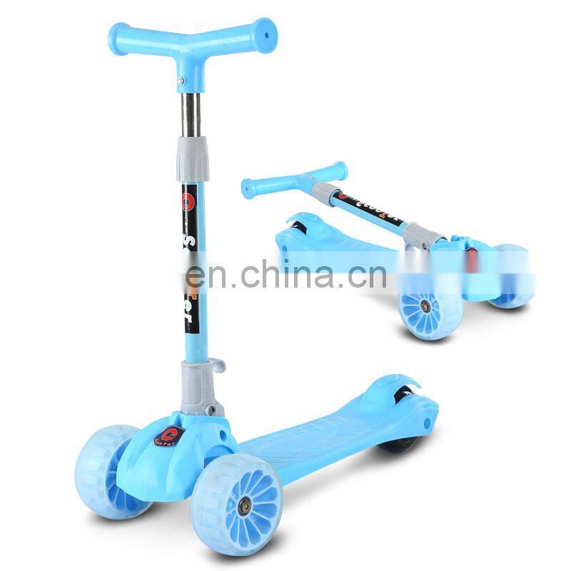 3 wheel manual kids scooter / baby scooter 3 in 1 for sale