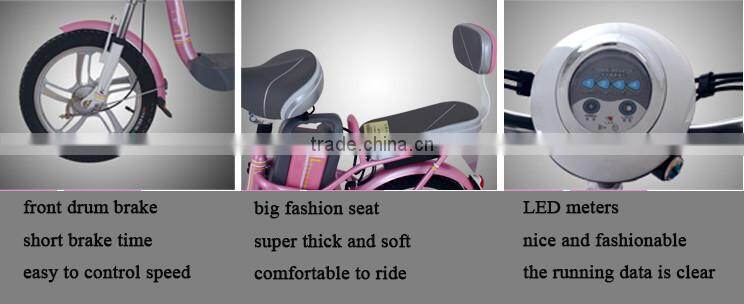 2015 new model 48v 240w low price city mini china electric motor bicycle