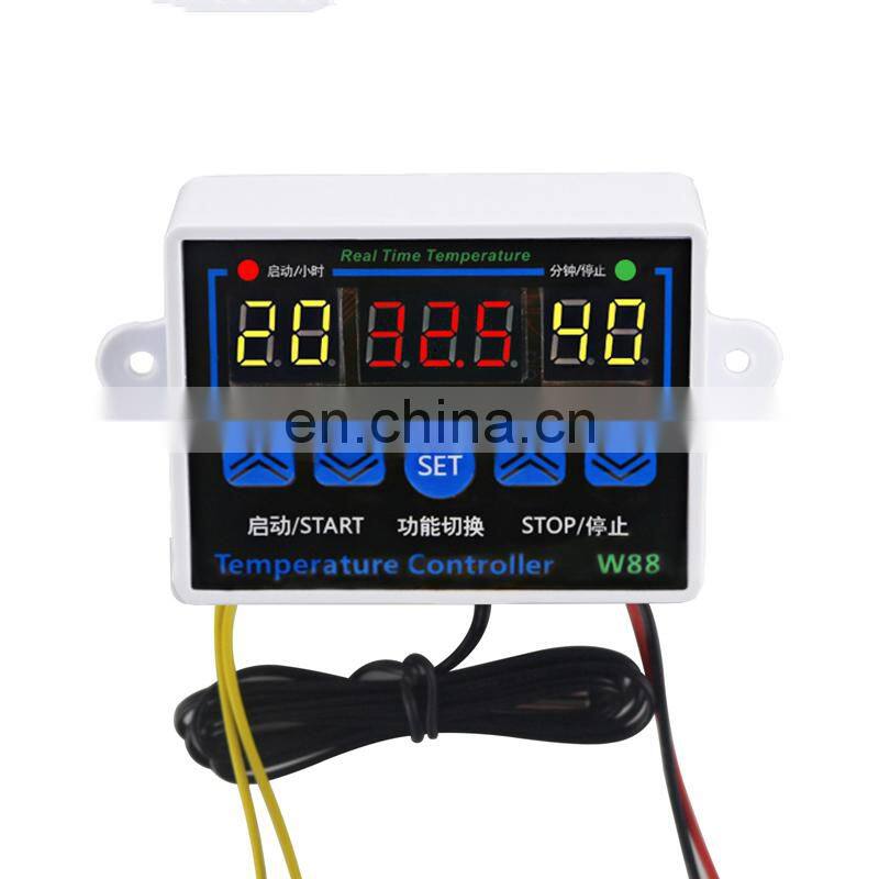 W88 12V/220V 10A Digital LED Temperature Controller Thermostat Control Switch, Digital Thermostat 10A Temperature Controller
