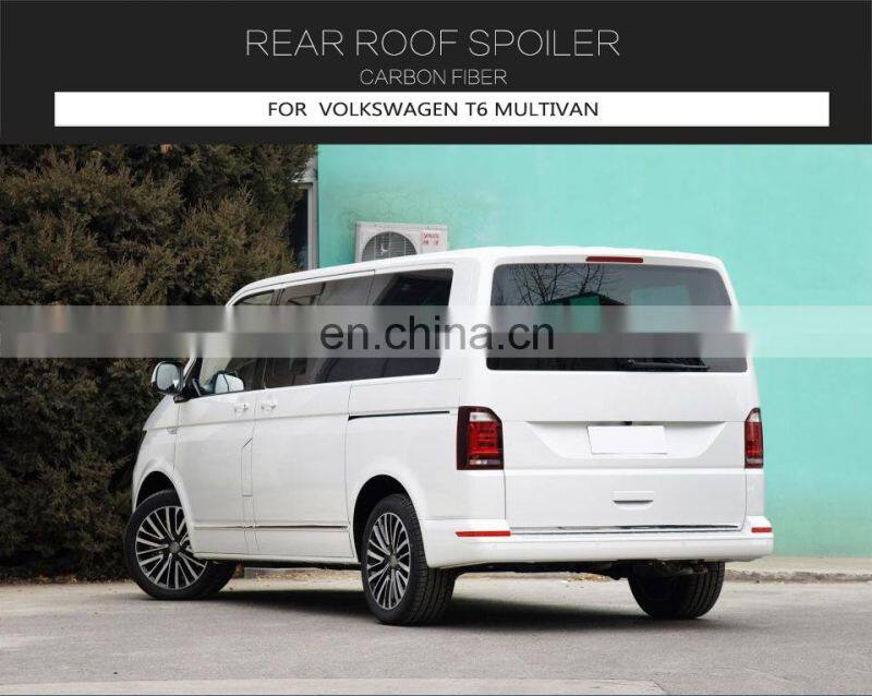 JCSPORTLINE Carbon Fiber T6 Rear Spoiler for Volkswagen T6 Multivan 2015-2020