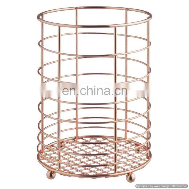 copper natural antique cutlery holders