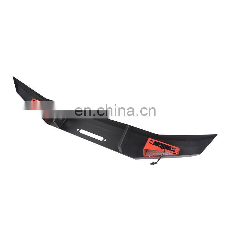 Front Bumper for Suzuki Jimny 2018+ Car Accessories Black Steel Bumper Guard With light