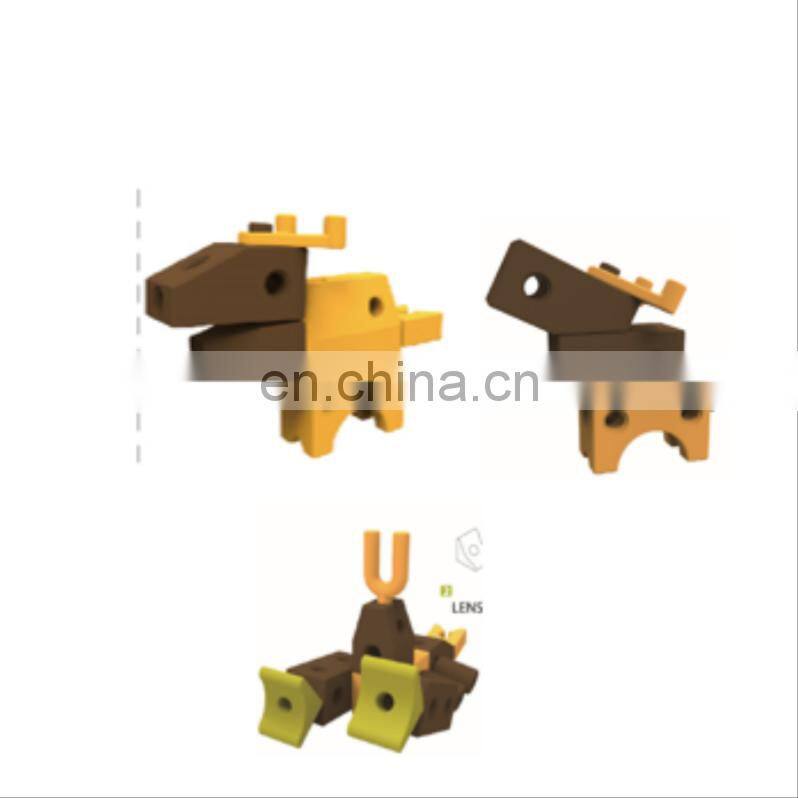 Children EVA foam building blocks to Creative plastic interlocking toy EVA foam building block