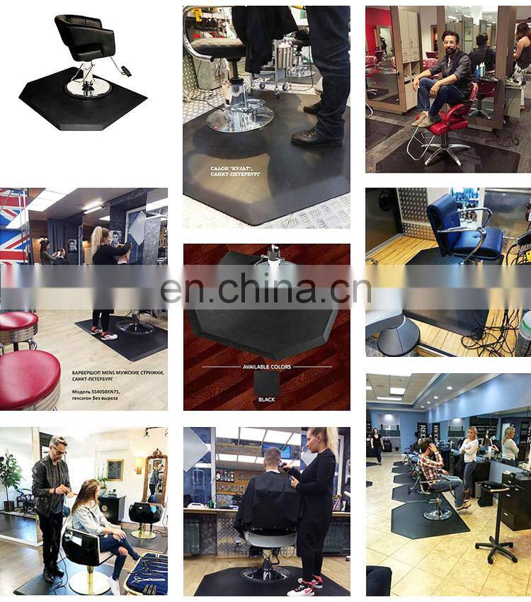 Hairdressing barber and beauty salon mat,barber salon chair anti fatigue floor mat