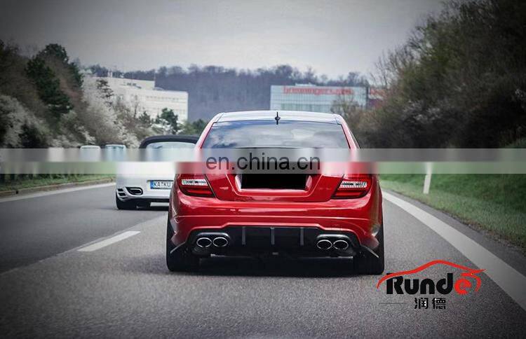 Runde Brilliant Quality Car Modification Body Parts Rear Spoiler For Mercedes-Benz W204 C180 C260 C300 C36 rear spoiler