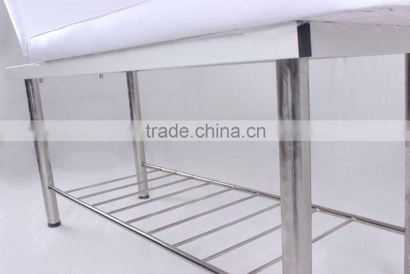 beauty salon furniture adjustable facial beds with pillow and headrest