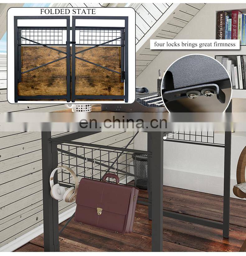 New Arrival Modern Wooden Home Foldable Writing Reception Table Office Computer Stand Study Desks