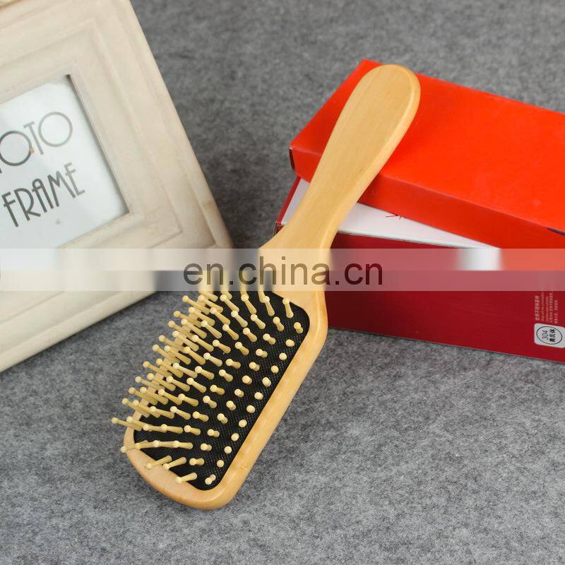 Wooden Bamboo Hair Brush Improve Hair Growth Wood hairbrush Prevent Hair Loss Anti-static Comb