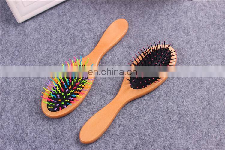 Wooden Bamboo Hair Brush Improve Hair Growth Wood hairbrush Prevent Hair Loss Anti-static Comb