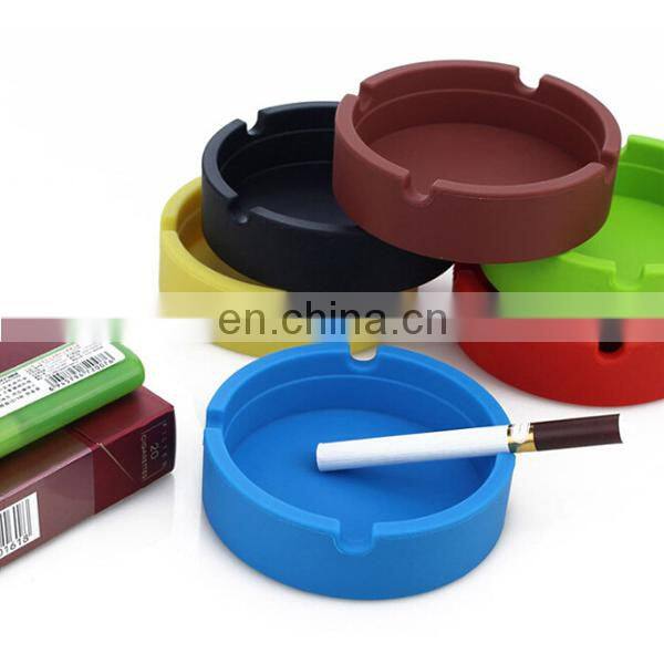 Custom Car Pocket Cigar Ashtray Bucket Cheap Silicone Smokeless Round