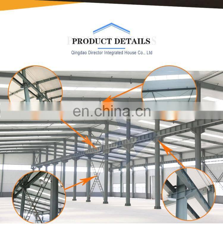 China Cheap Prices Fast Assemble Modern Design Professional Manufactured Steel Structure Poultry Warehouse Building