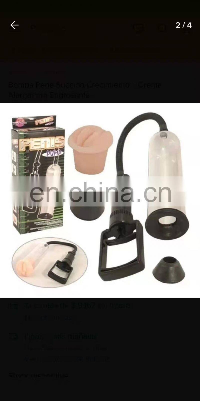 Beginner man pump Power Vacuum Pump Premature Device Bigger Longer Thicker Handsome Up masturbation pump