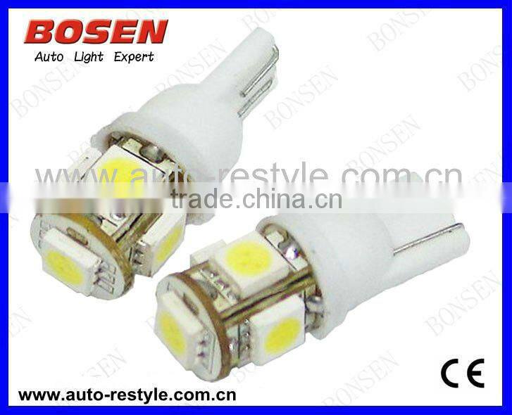 T10 5smd led auto bulb