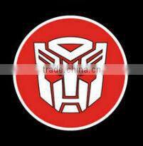 transformers car led laser logo door lights