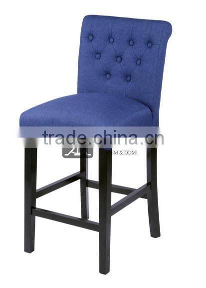 BC-141 House Dj Counter Blue Fabric Chair