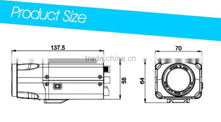 4K Lens Hi3516A + OV 4689 5.0 Megapixels Sony CMOS HD Network Box Camera H.265 Network Box CCTV Camera With POE function