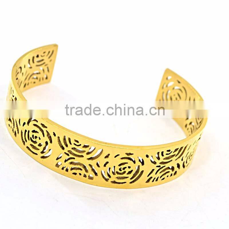 fashion jewelry cuff bangle girl stainless steel cuff bracelet