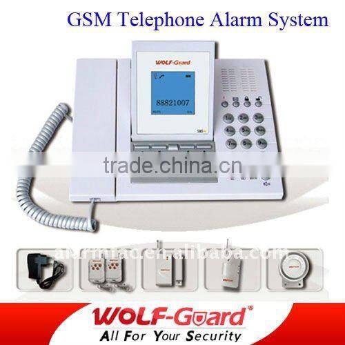 gsm home alarm system with infrared beam detector wireless
