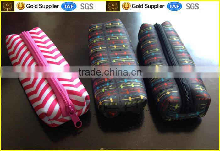 Customized pencil bag with zipper