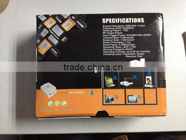 KW37-WIFI 2km coverage 37dbm wireless and throughput , 5w 2.4Ghz indoor wifi repeater