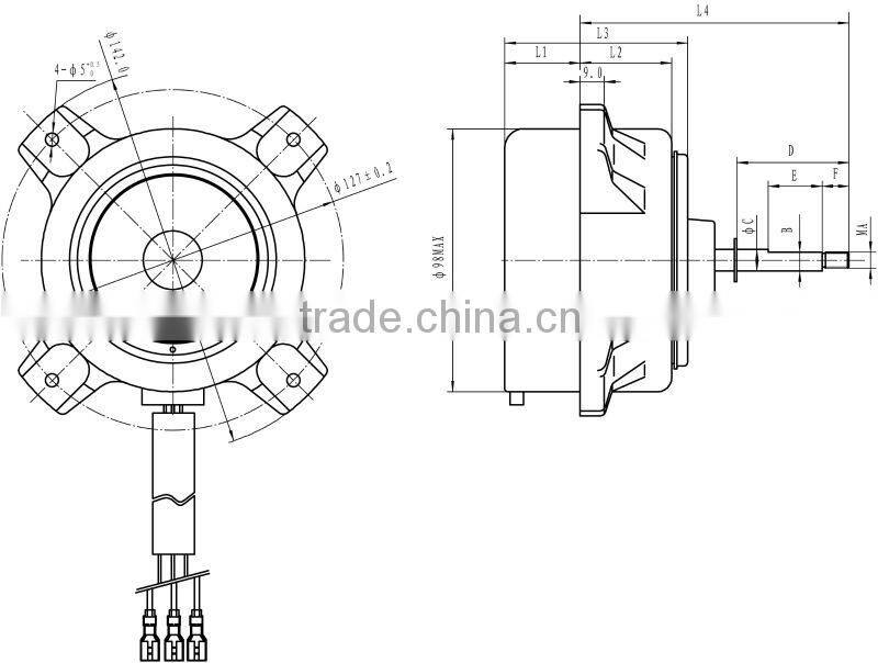 220V Plastic Air Conditioner Motor From Chinese Manufacturers