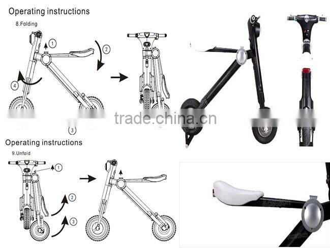2016 mini ET Scooter for adults with 350/500W Motor and Lithium battery