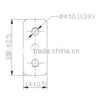 10A 250V Italy 3Pins ac adapter plug sizes