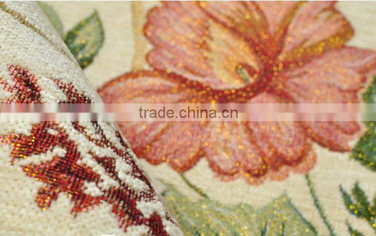 Professional company cheap jacquard printing home door carpet factory