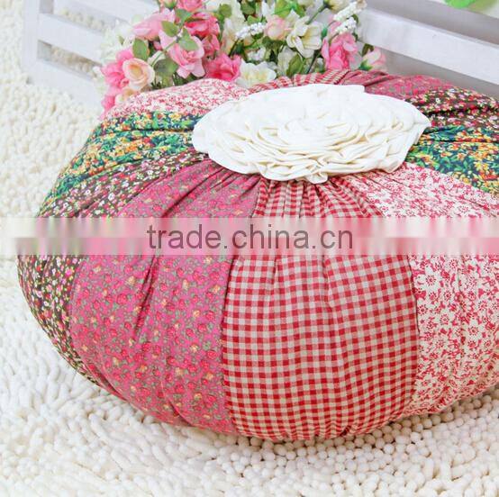 Floral printed cheap round meditation seat cushion