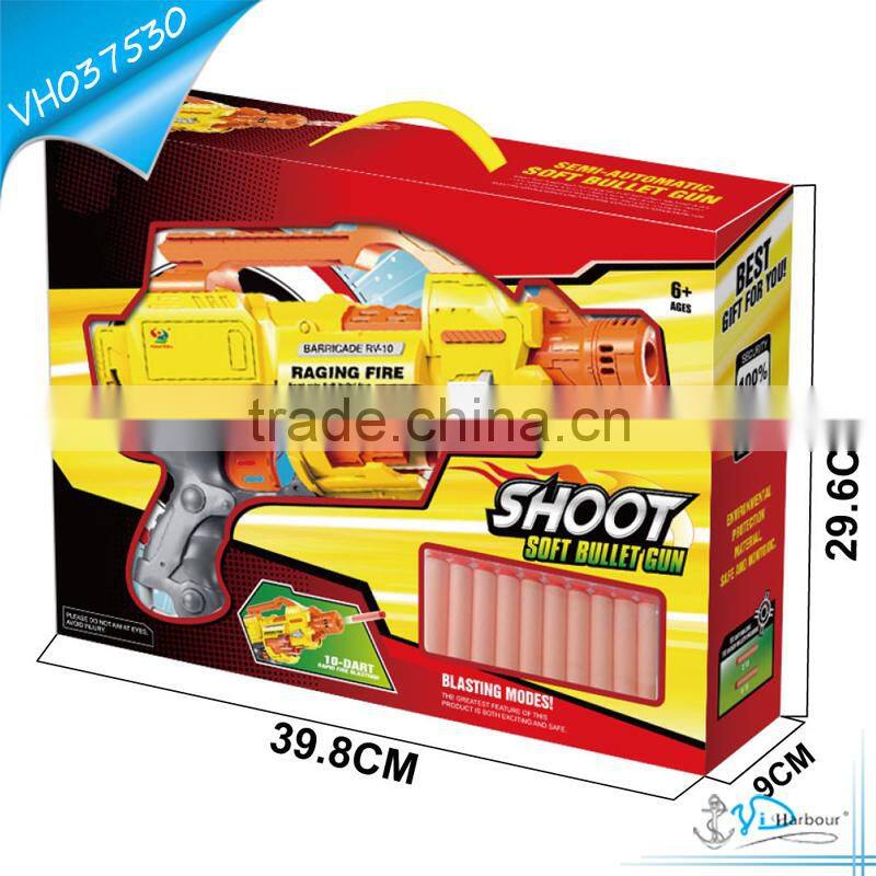 2016 NewToy Yellow Soft Bullet Gun Toy