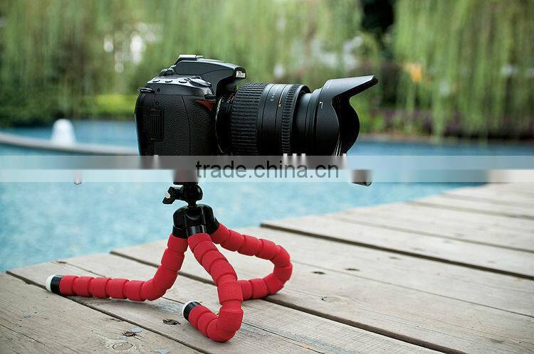 Red Soft &Flexible Tripod Stand for Digital Camera Video Camcorder