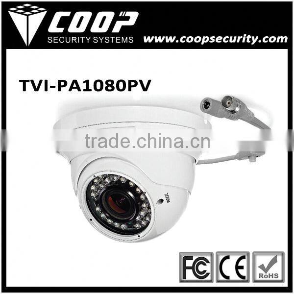 New HD TVI/AHD/CVI 1080P Technology CMOS Sensor 2MP Fixed Lens 3.6mm HD TVI Outdoor Camera 1080P