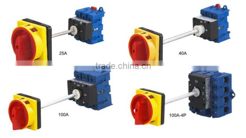 GLD11 type of bremas rotary cam switch,manual power transfer switch
