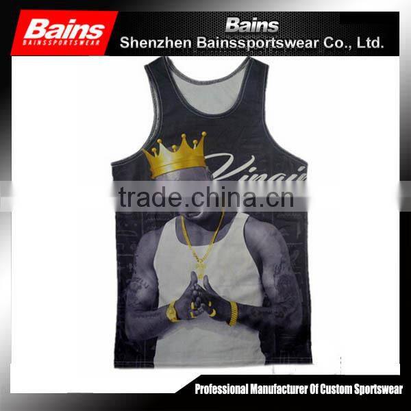 OEM service free design sublimated singlet for girls