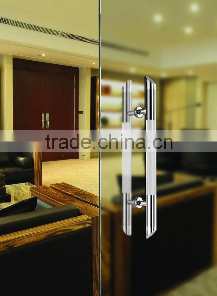 China supplier stainless steel glass door pull handle with high quality