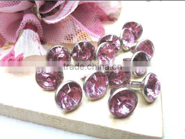 Rhinestone crystal rivet spike rhinestone rivet good quality and wholesale price