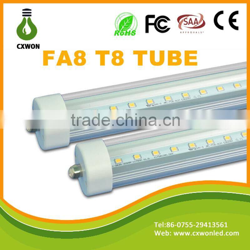 led tube lights 8ft T8 FA8 Single Pin LED Tube Lights 36W 4000Lm Bulbs SMD 2835 2400MM 8feet LED Fluorescent Tube Lamps