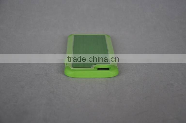 Factory price !High quality 3 in 1 hybrid (PC+TPU+Aluminum)Case for iphone 6 (4.7 inch)