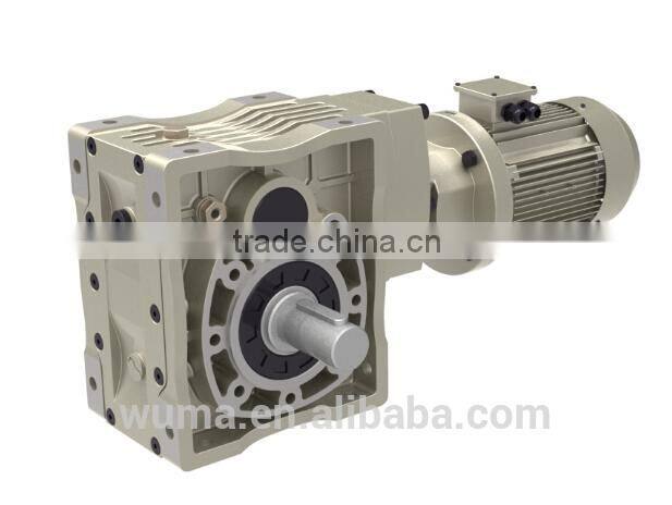 WAH75C Hypoid Gear Reducer with output shaft