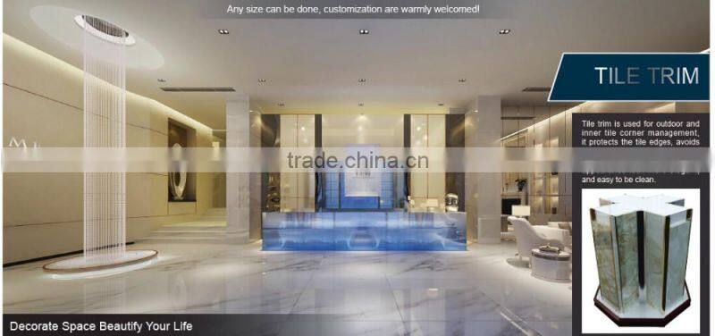 Adaptability curved flexible tile trim ceramic tile trim quarter round