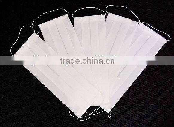 healthcare three folds chemical face mask with design