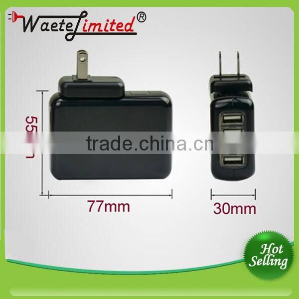 RCM Multi Function USB Travel Charger 5V 4.2A 2.1A UK US EU Aus