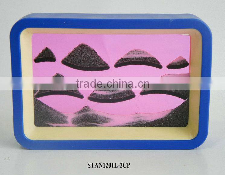 Various Colors of Flowing Sand Art Scenery